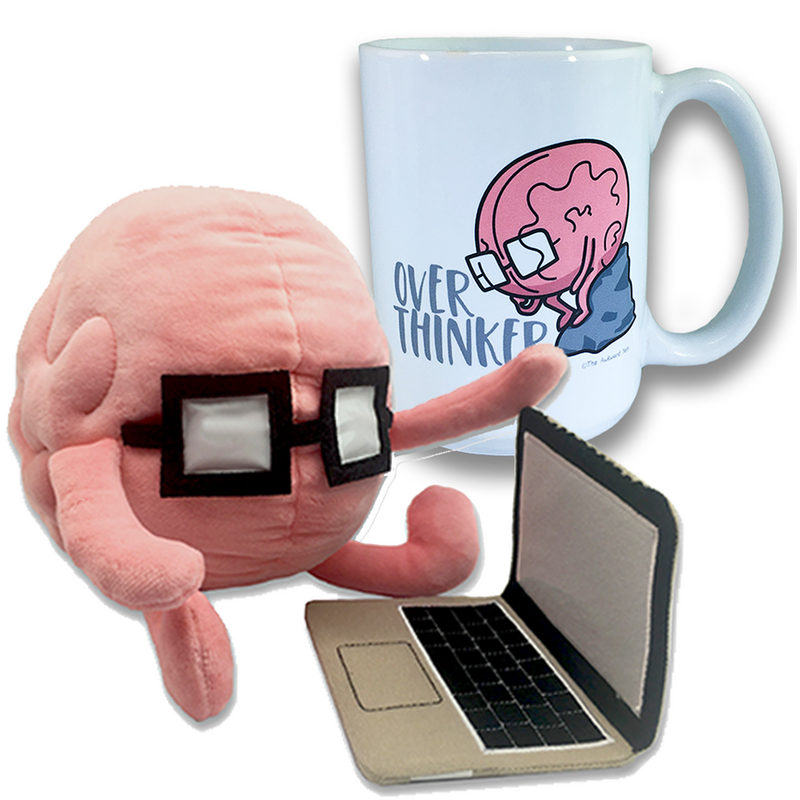 Brain Plushie and Mug Bundle