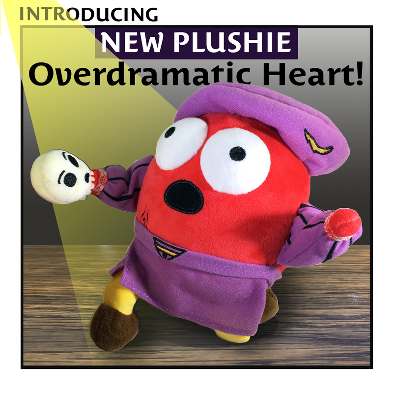 Overdramatic Heart Plushie
