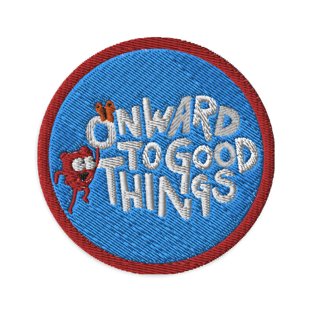 Onward Embroidered Patch