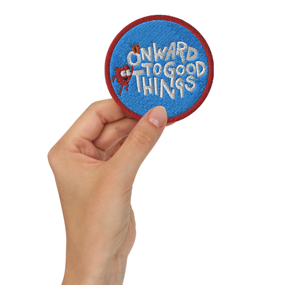 Onward Embroidered Patch