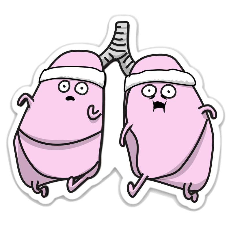 Lungs Die-Cut Sticker