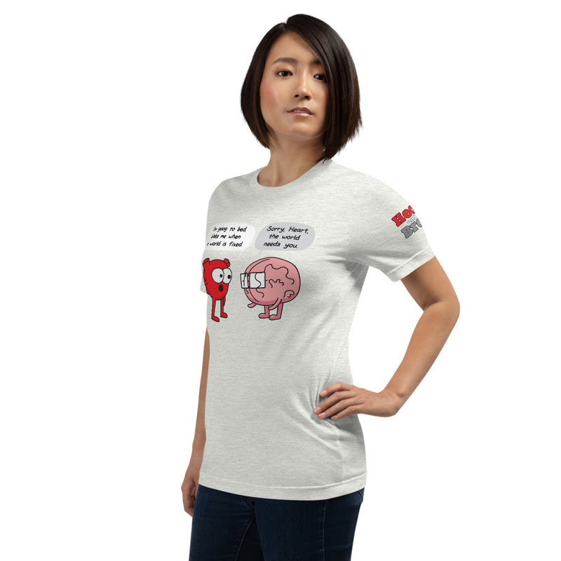 The World Needs You Short-Sleeve Unisex T-Shirt
