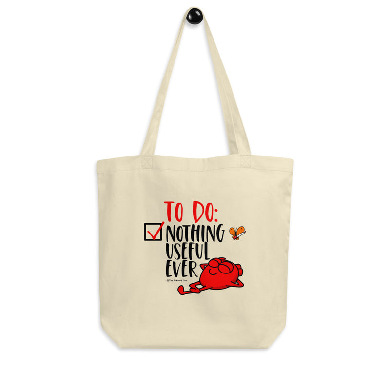 "Nothing Useful" Organic Cotton Tote Bag