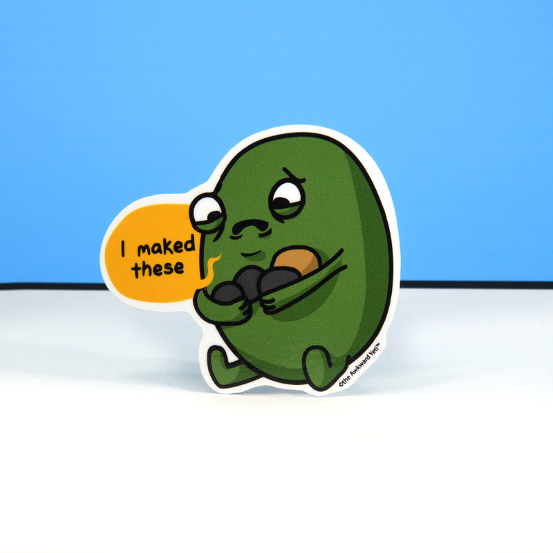 Sad Gallbladder Die-Cut Sticker