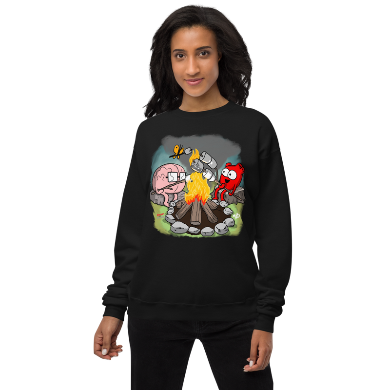 Heart and Brain Campfire Sweatshirt