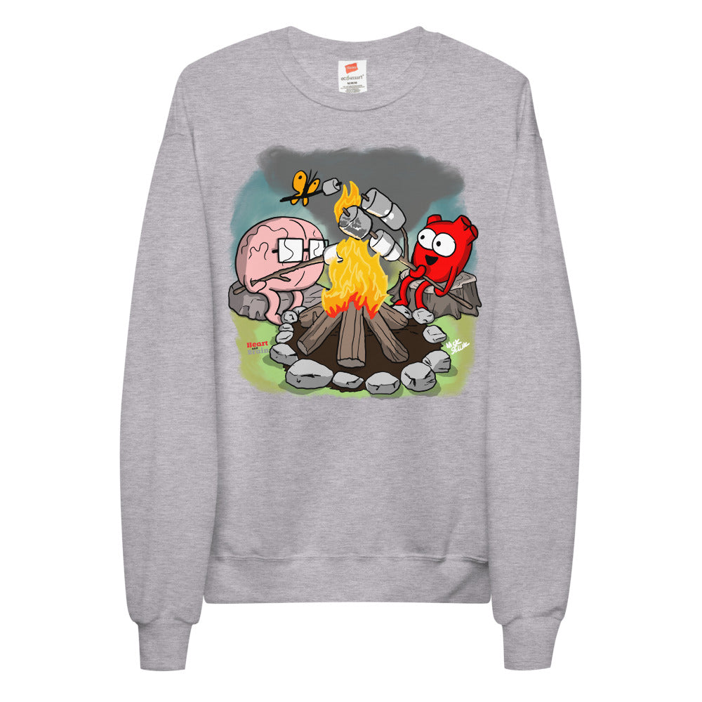 Heart and Brain Campfire Sweatshirt