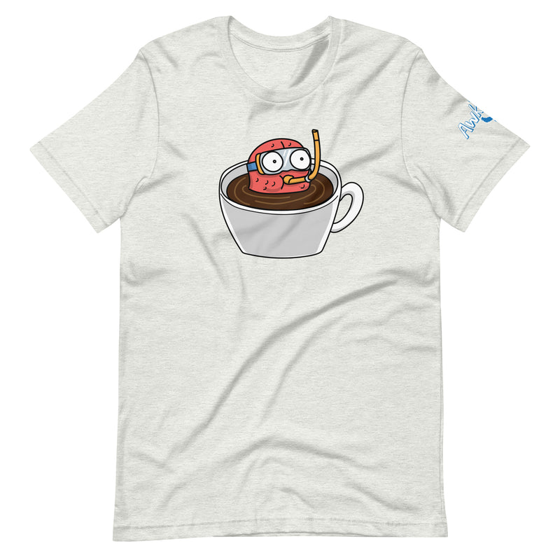 Tongue Coffee Snorkeling Unisex t-shirt