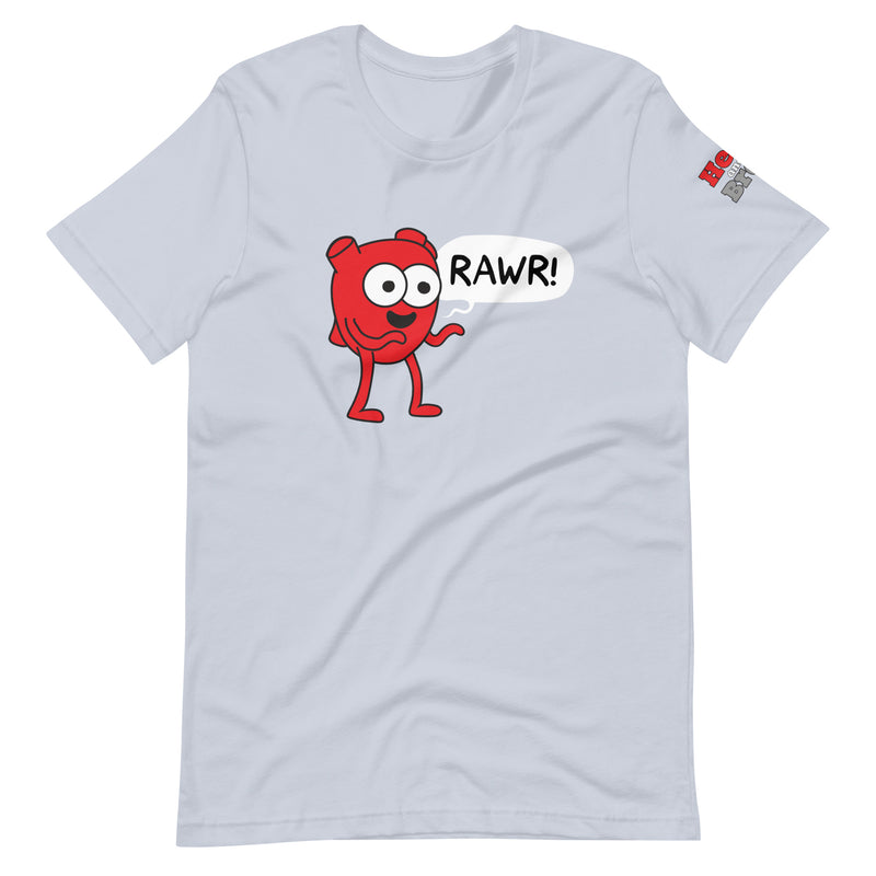 Heart "Rawr" Unisex t-shirt